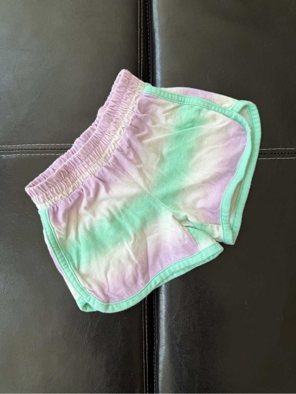 Wonder Nation - Pastel Tie-Dye Shorts in Mint & Lavender
